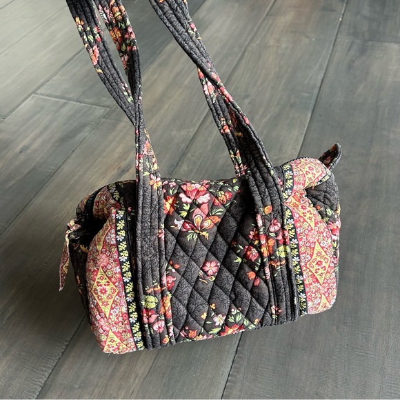 Vera Bradley Retired Brown Shoulder Bag - Picture 2 of 7